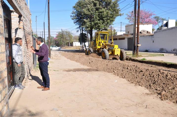 Supervisan la ejecución de obras en el barrio Palermo