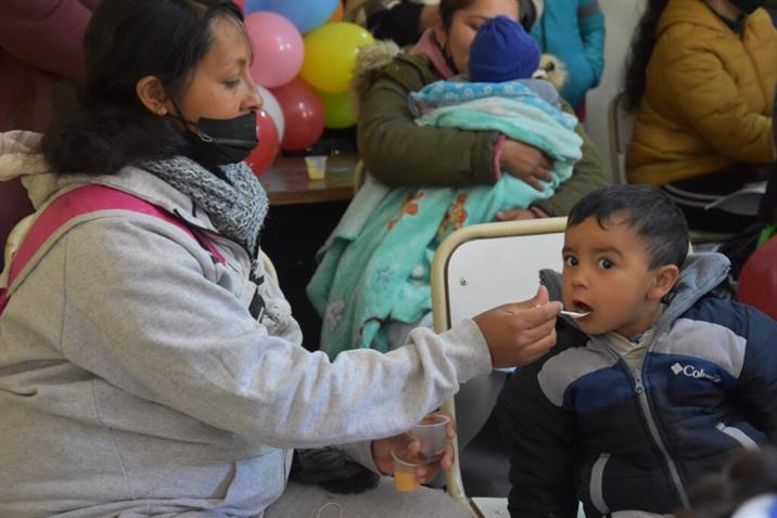 Niños de Capital acceden a suplementos alimenticios Niños de Capital acceden a suplementos alimenticios