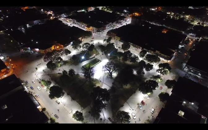 La Plaza 9 de Julio de Frías renovó su fisonomía