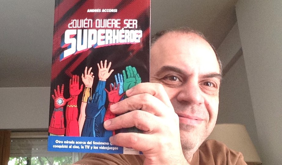 Andrés Accorsi presentará el libro “¿Quién Quiere Ser Superhéroe?” en Utopía