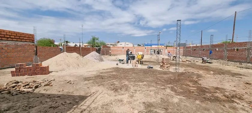 La sede de la Unse comienza a tomar forma en Clodomira