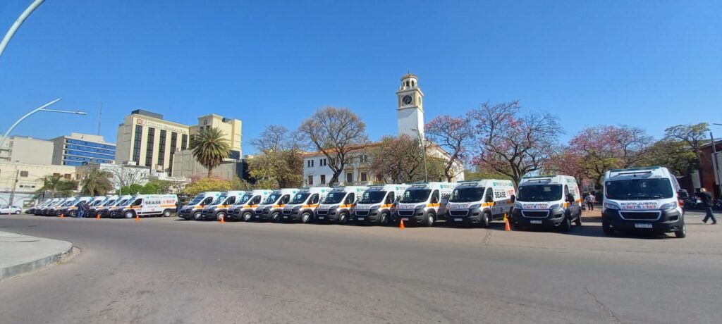 El SEASE sumó 35 nuevas ambulancias