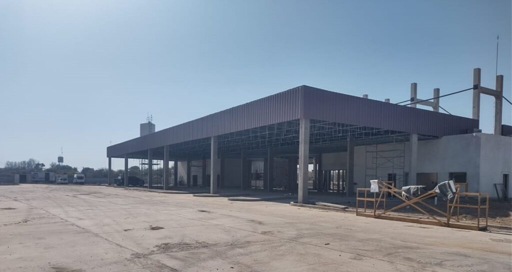 Grandes avances en la obra de la terminal de ómnibus de Loreto