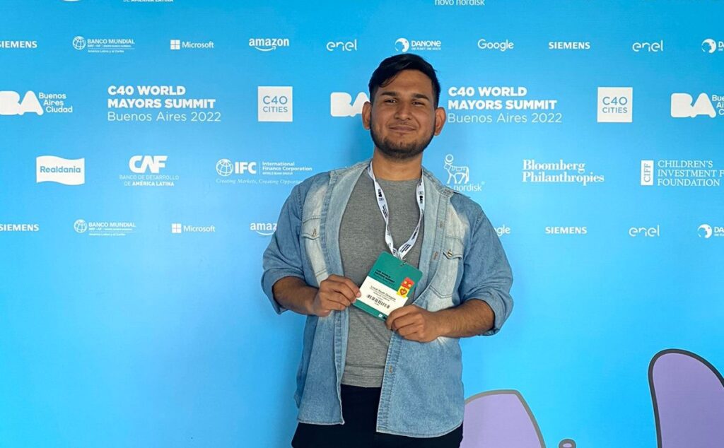 Un santiagueño llevó el cuidado del medio ambiente a una cumbre internacional