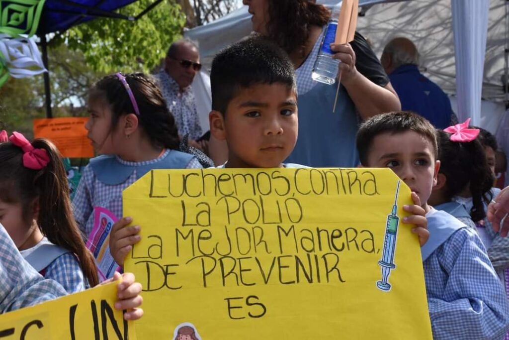 “No queremos volver a tener polio en el país ni en la provincia”