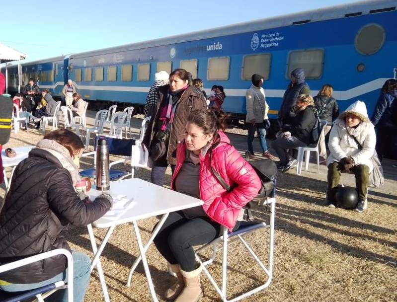 El tren sanitario permanecerá por seis días en La Banda