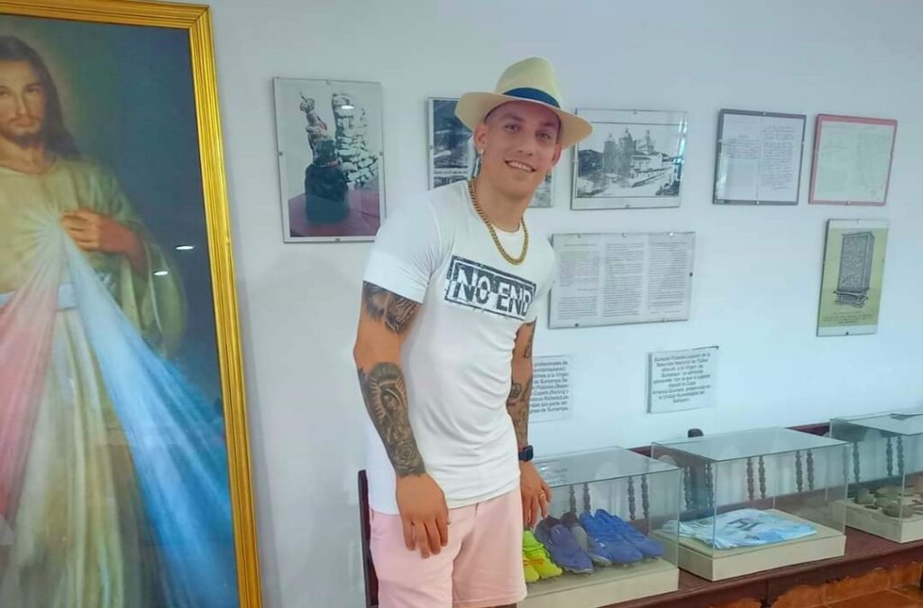 Copetti visitó Sumampa y confesó ser devoto de la Virgen