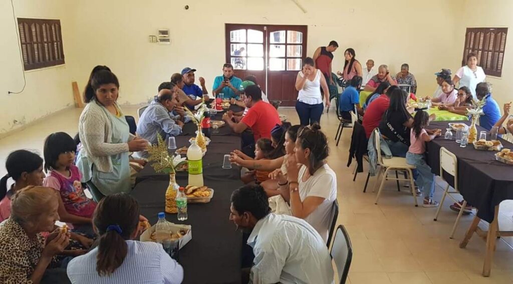Brindis de fin de año del hogar de ancianos