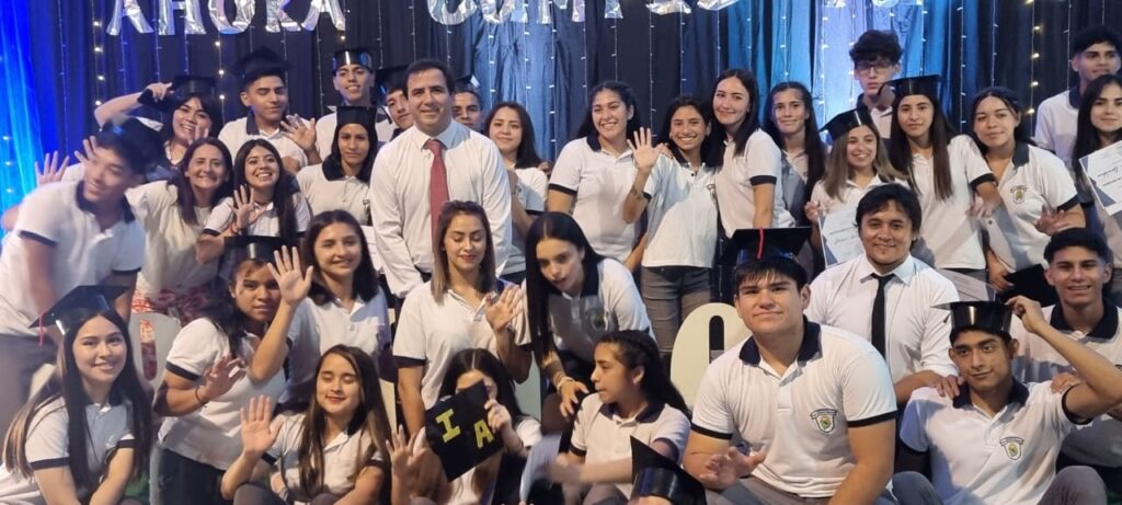 Se realizó el acto de colación de la promoción 2022 del Colegio Antonino Taboada de Clodomira