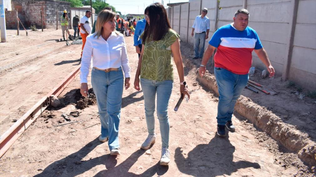 Avanzan las obras de pavimentación en el barrio Libertad<br>