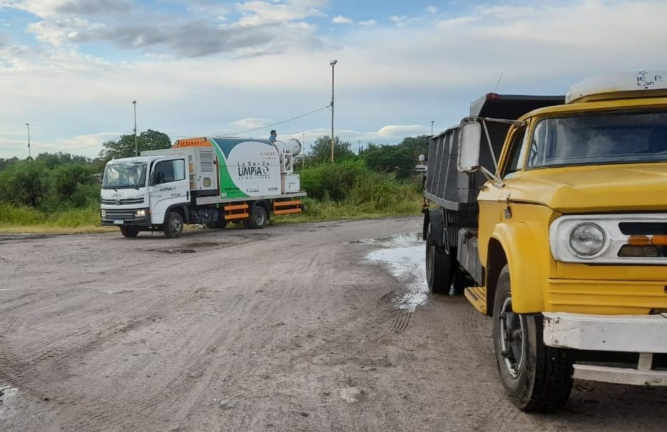 Continúan los trabajos de limpieza en diferentes puntos de La Banda