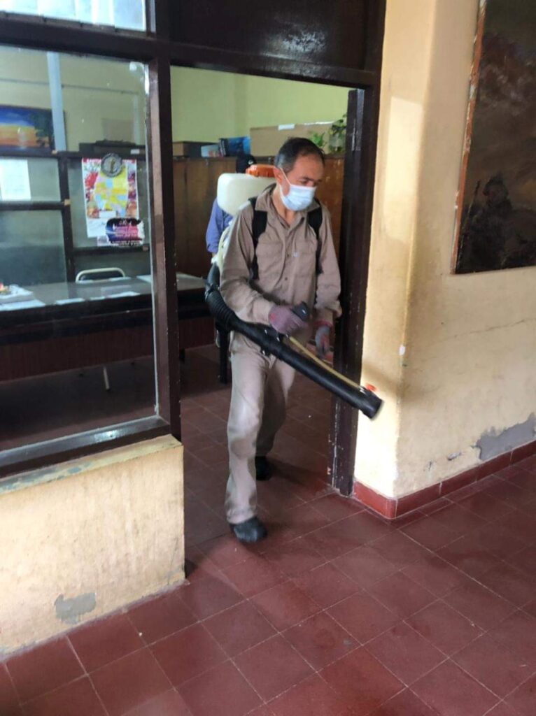 Continúa la campaña de fumigación barrial en Las Termas
