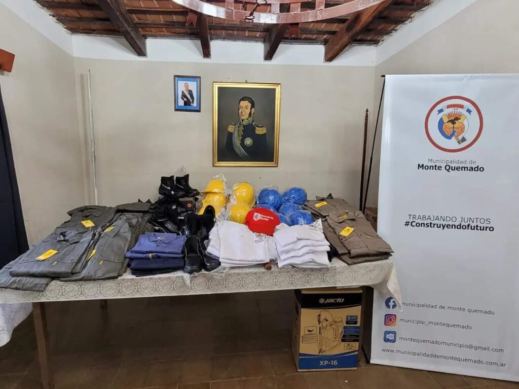 <br>Entregaron indumentaria a empleados municipales de Monte Quemado