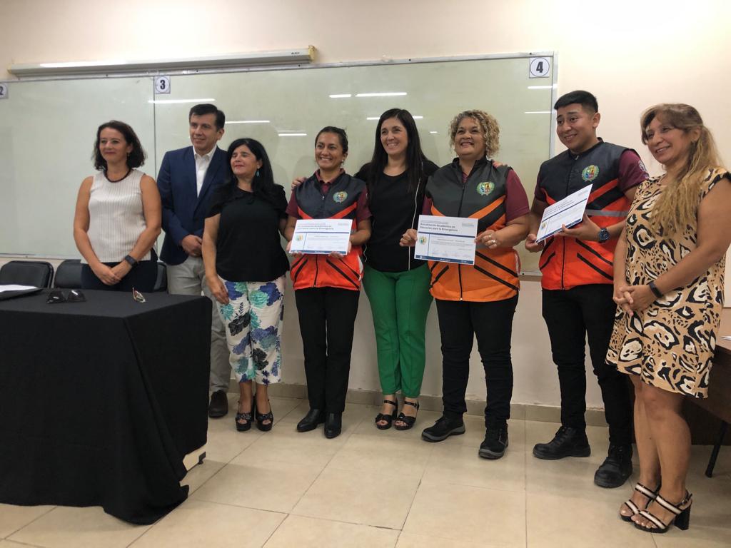 Capacitaron a personal de Alerta Banda<br>