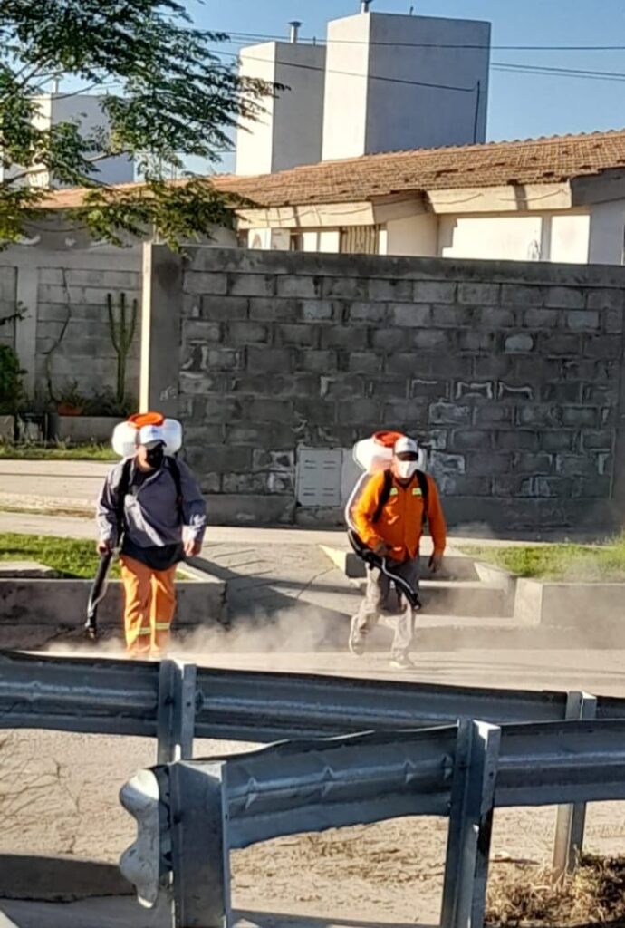 Refuerzan trabajos de fumigación en barrios bandeños