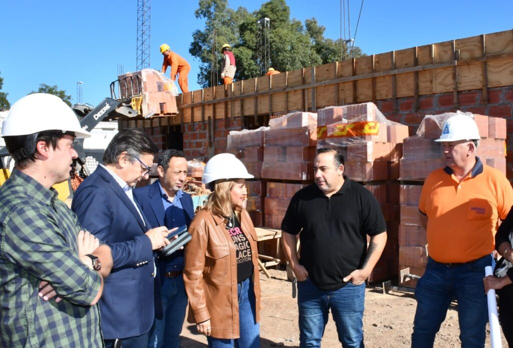 Con un moderna infraestructura sustentable se construye  el edificio de Bomberos Voluntarios