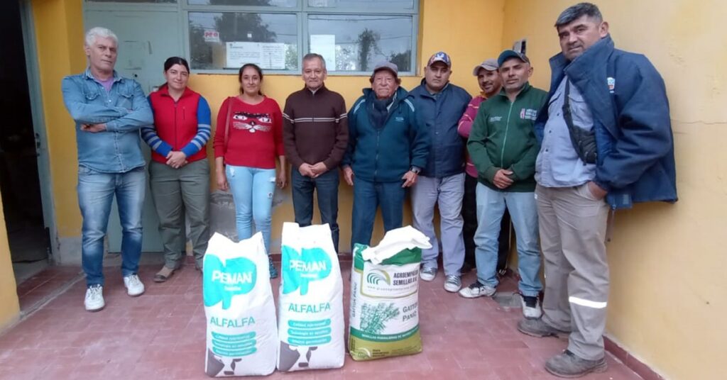 Pinto: Entregan semillas de la campaña 2023 para siembra de forraje