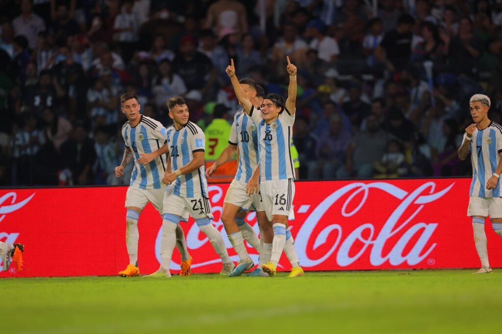 Sub 20: Argentina ganó con autoridad y sacó pasaje directo a octavos