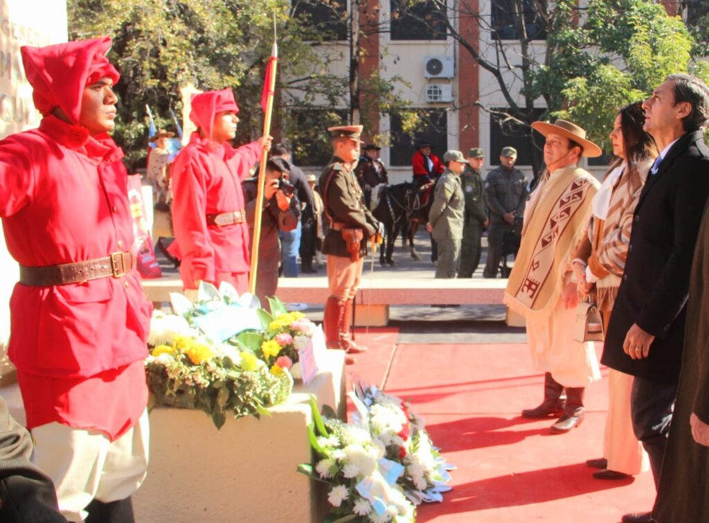 Emotivo acto para recordar el 202° aniversario del paso a la inmortalidad del General Güemes