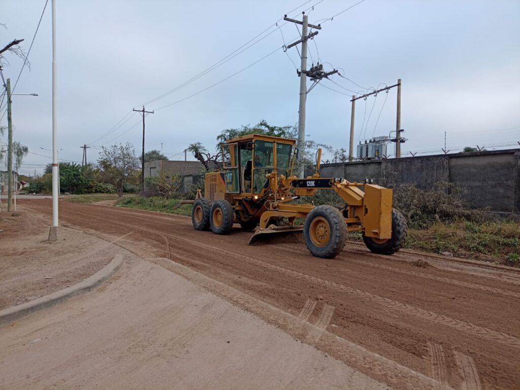 Ejecutan mejoras en la red vial de La Banda