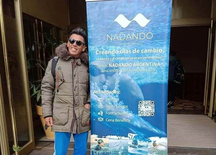 Un añatuyense representa al país en la Copa Mundial de Natación en Aguas Frías