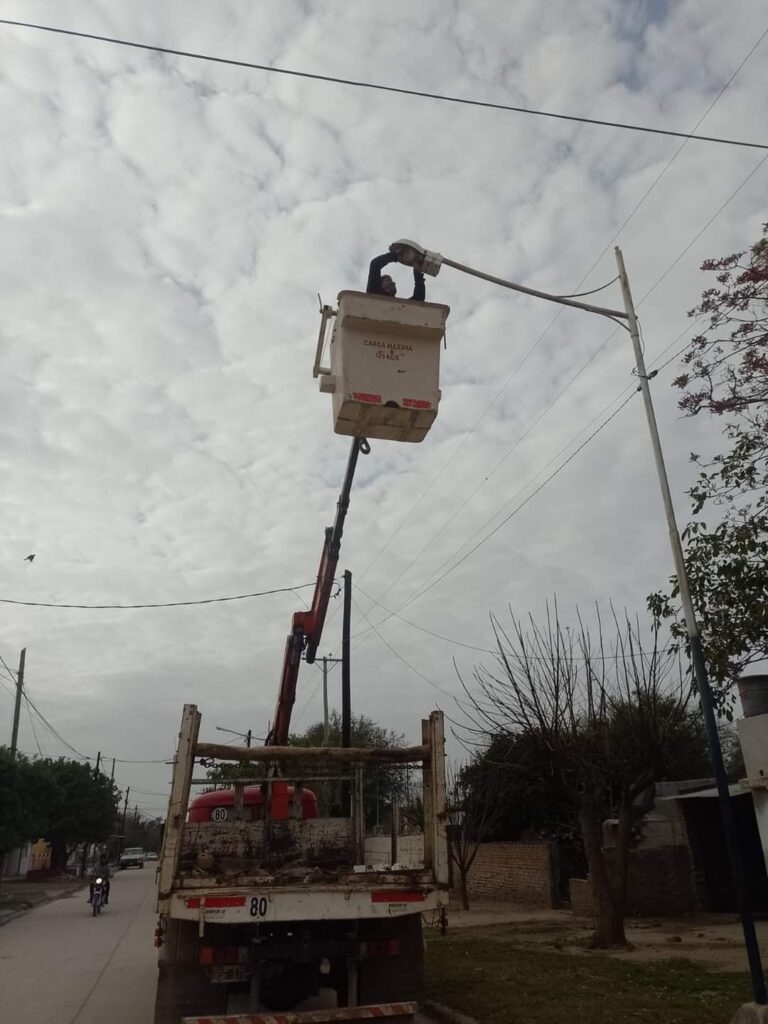 Iniciaron el plan de reconversión lumínica en Beltrán