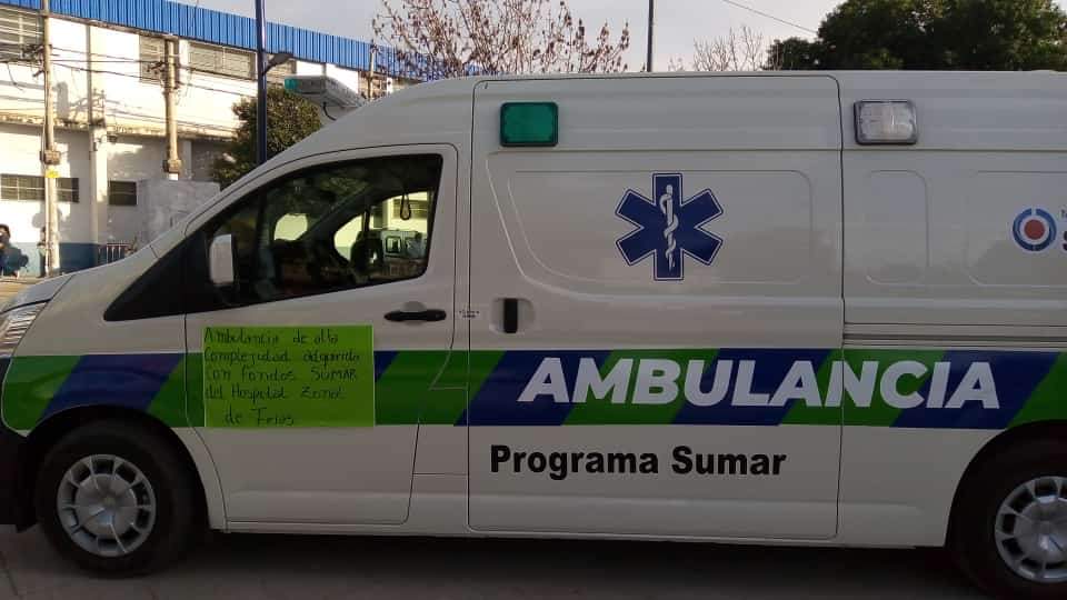 El hospital de Frías incorporó una nueva ambulancia