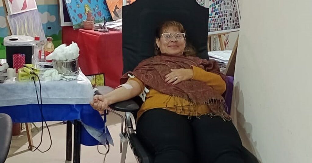 En Pinto se realizó una colecta de sangre