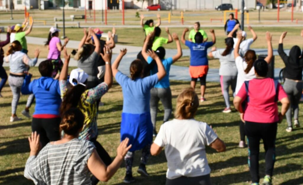 Lanzan una Plaza Saludable en el B° Villa del Carmen