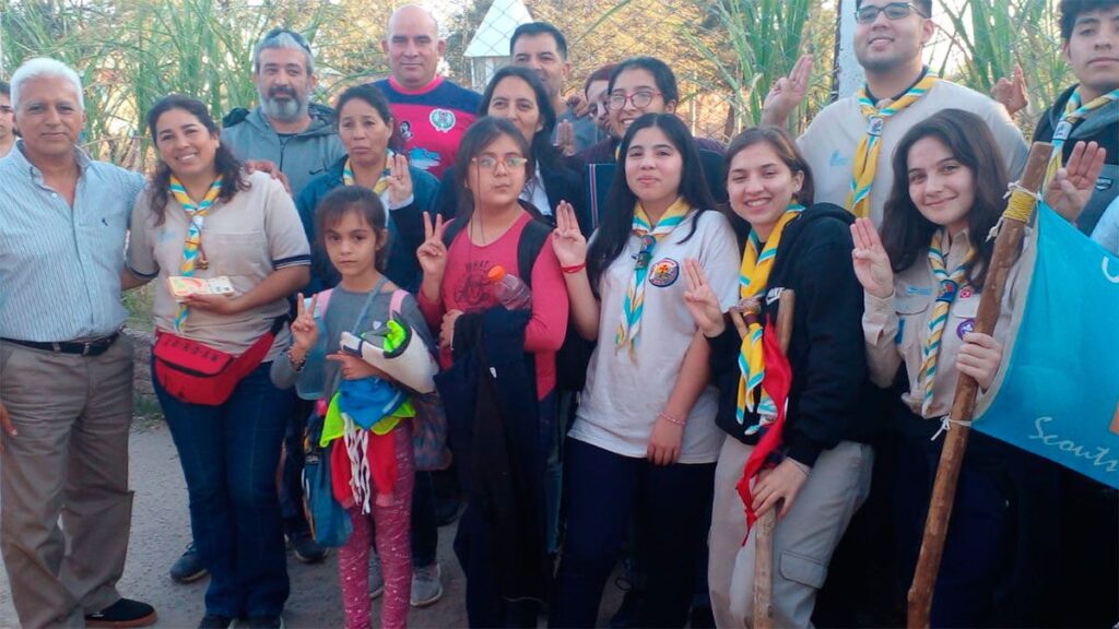 Jóvenes Scout del Noa se reunieron en Las Termas