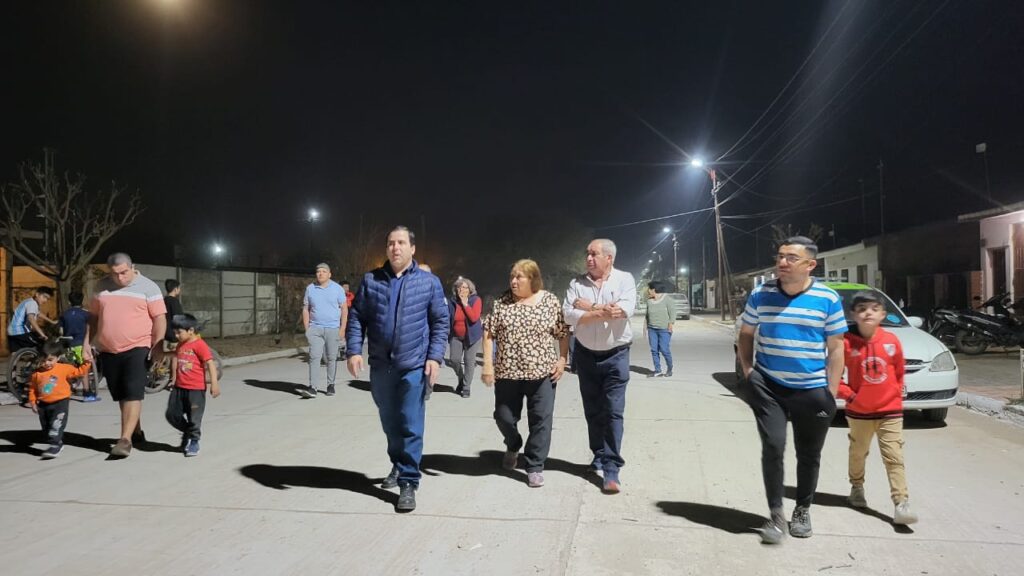 Habilitaron una importante obra de pavimentación en Clodomira