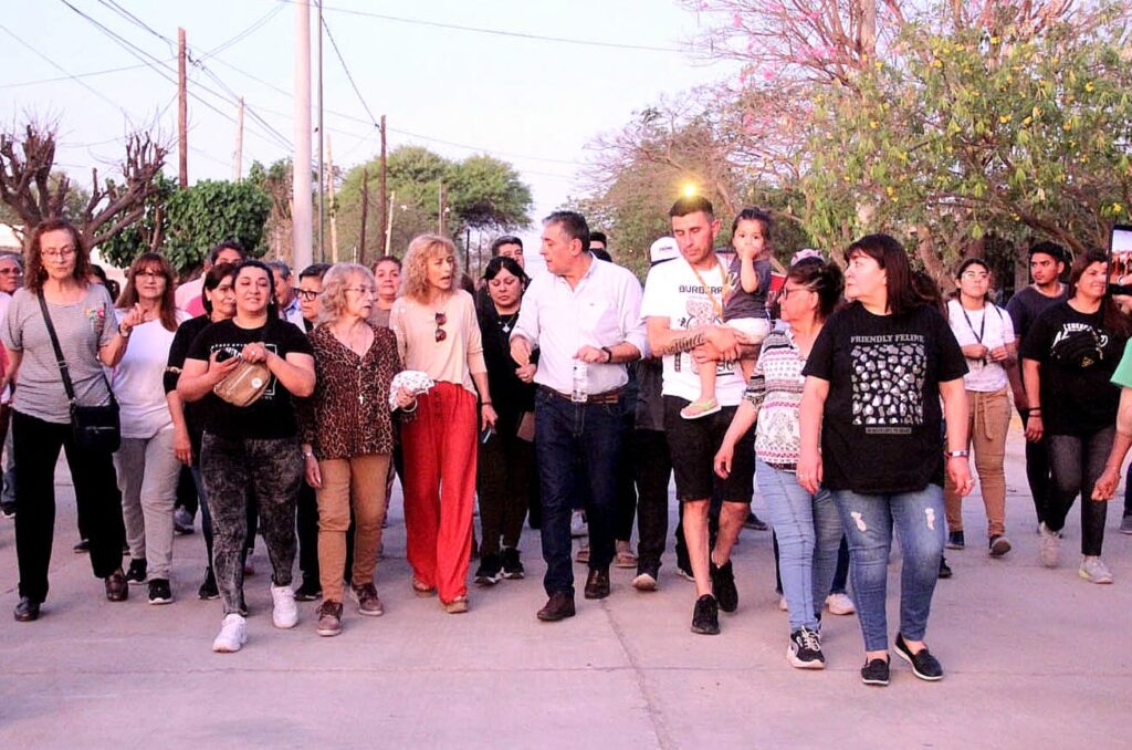Inauguraron una nueva obra de pavimentación en calle San Juan