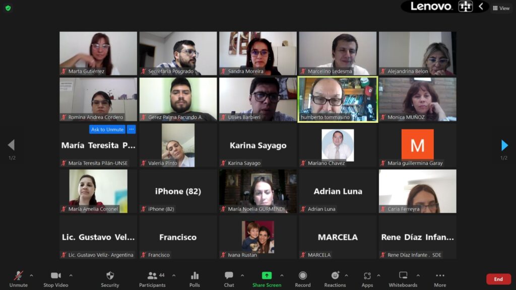 Humanidades abrió un curso de posgrado online con participantes de diversas provincias
