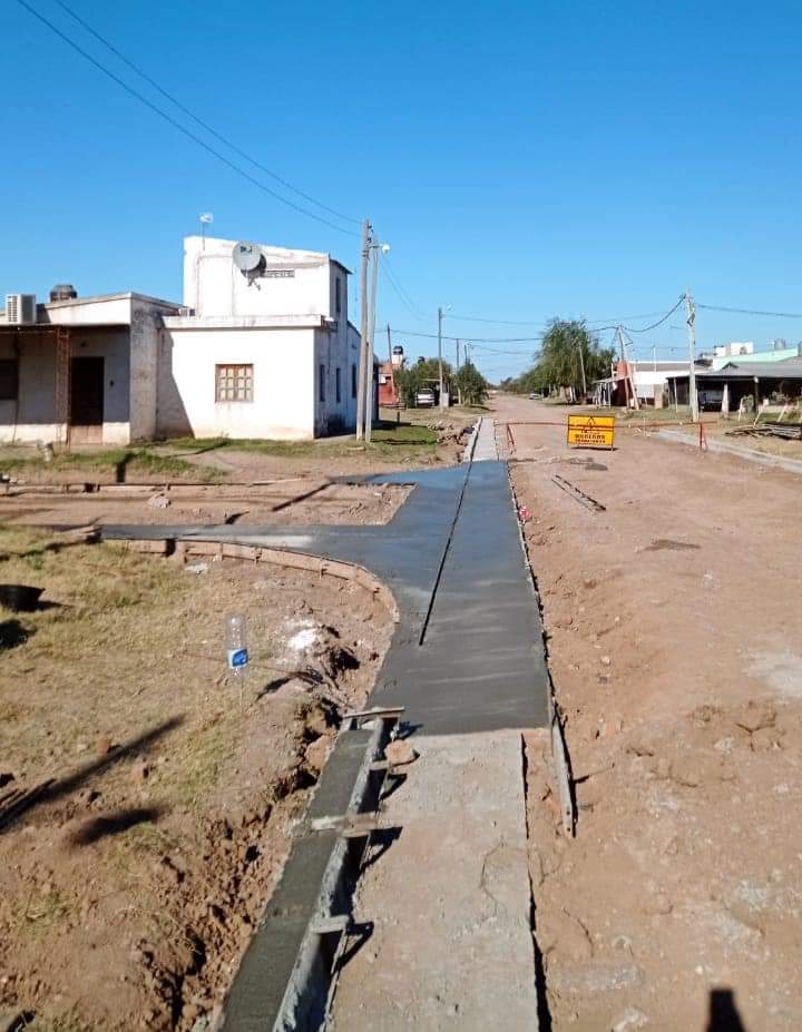 Bandera desarrolla un importante de obras públicas en distintos barrios