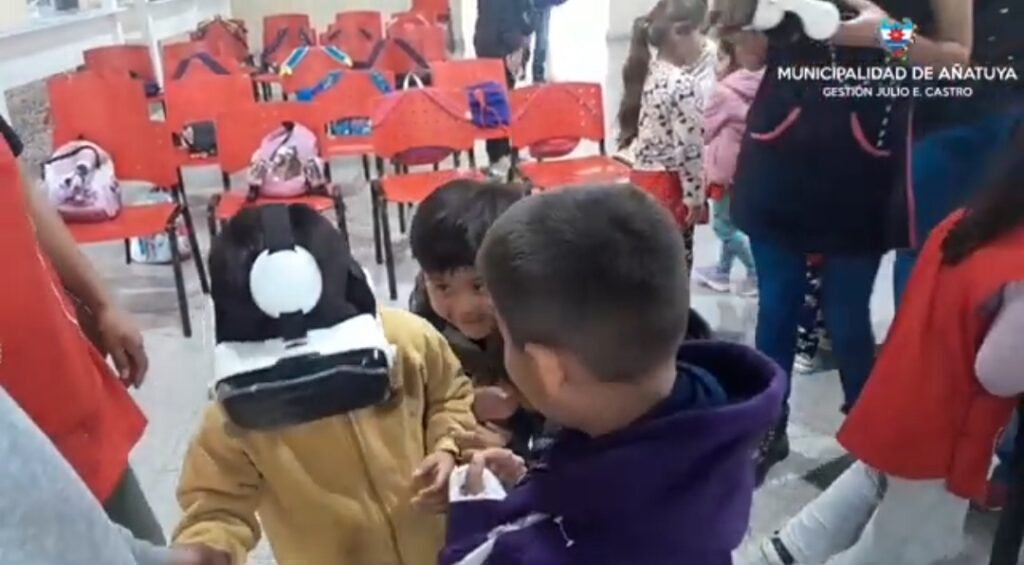 Habilitaron un espacio de realidad virtual en Añatuya