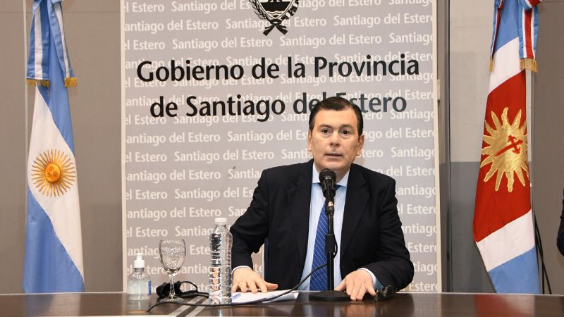 Zamora agradeció a la salud pública y a los santiagueños “por la fiesta cívica”
