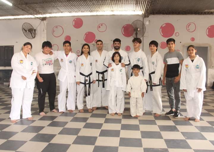 Realizaron evaluaciones de taekwondo a jóvenes de Colonia El Simbolar