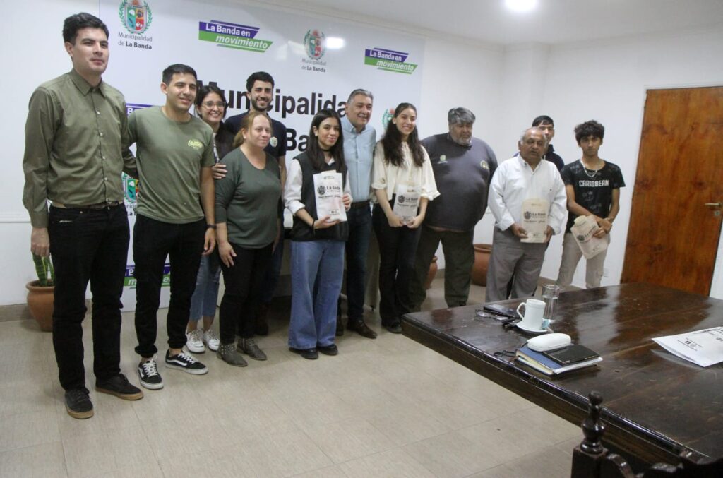 Nediani recibió a integrantes de Escuela Superior de Periodismo Mariano Moreno