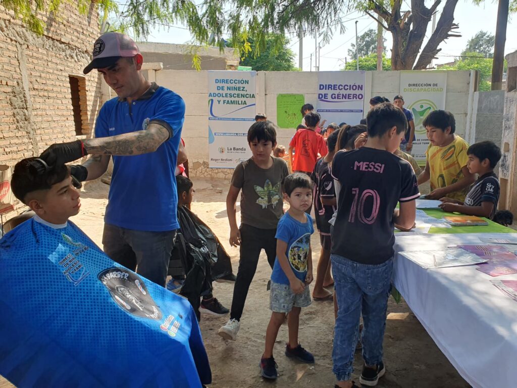 Operativo “Tu barrio, tus derechos” en el barrio Independencia de La Banda