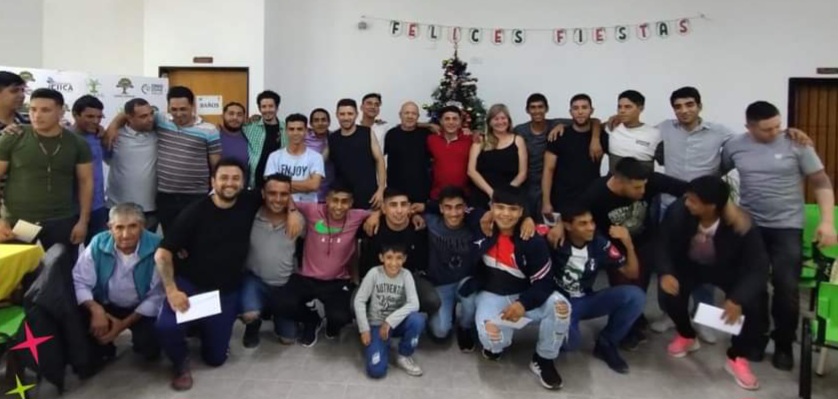 El Crease cerró el año 2023 con el tradicional almuerzo familiar en vísperas a la Navidad