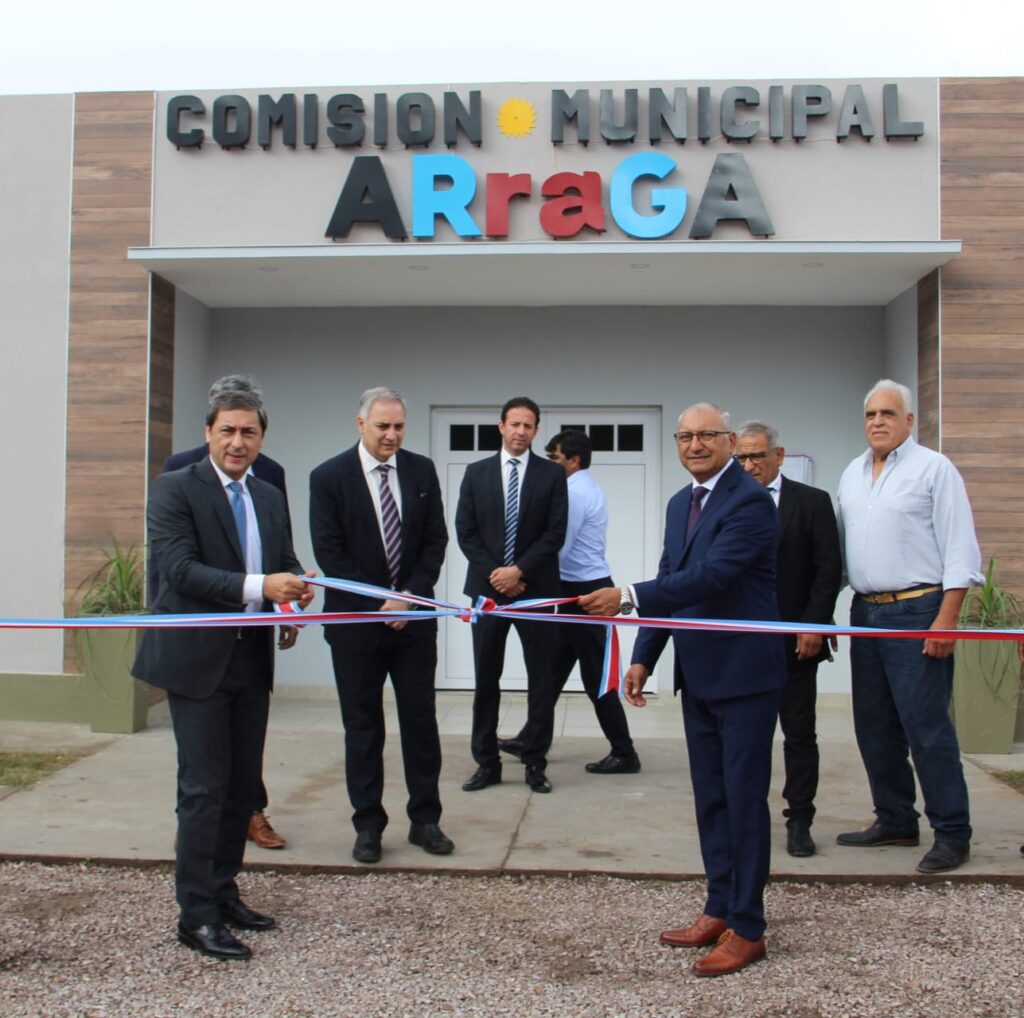 Árraga celebró el 110° aniversario con la inauguración de obras y un acto