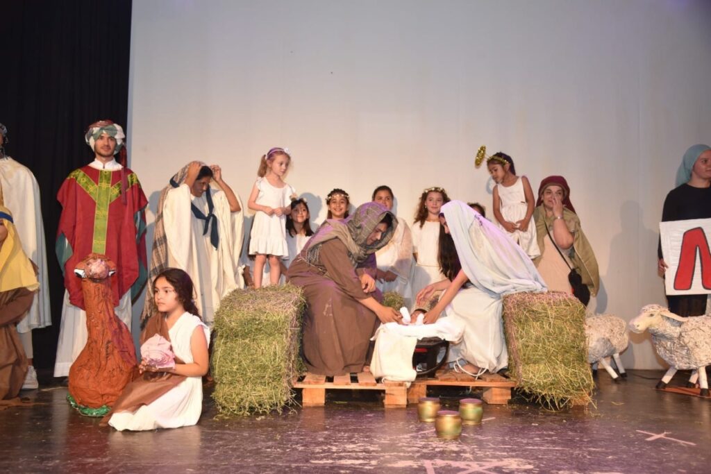 Bandera: Emotiva dramatización del pesebre viviente