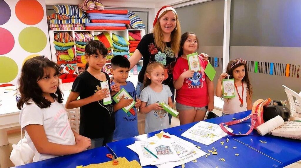 Talleres navideños para niños en el CCB