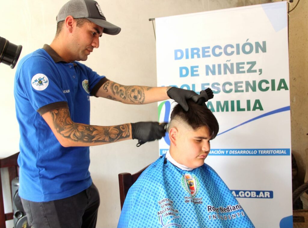 La comuna bandeña invita a participar de cortes de cabello gratuito