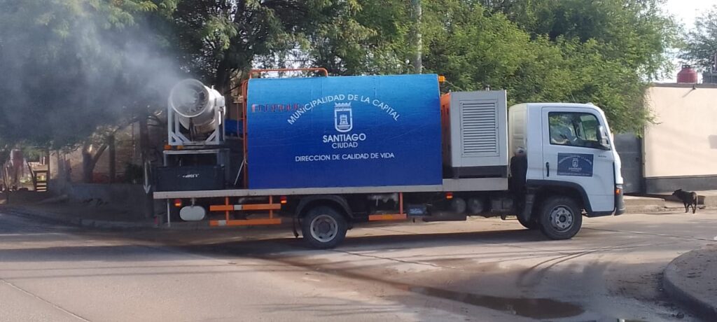 Continúan las fumigaciones en ciudad Capital