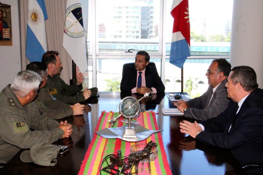 Silva Neder se reunió con autoridades de Gendarmería Nacional