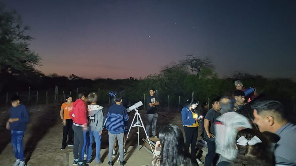 “El Mágico Cielo de La Cañada” brilló en una noche inolvidable para los vecinos