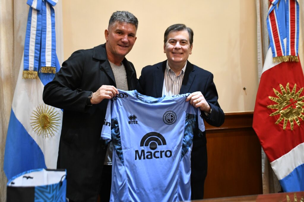 Zamora recibió la visita del presidente del club Belgrano de Córdoba