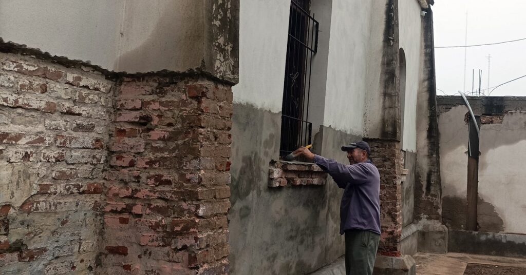 Pinto: Realizan mejoras en la Iglesia del Carmen