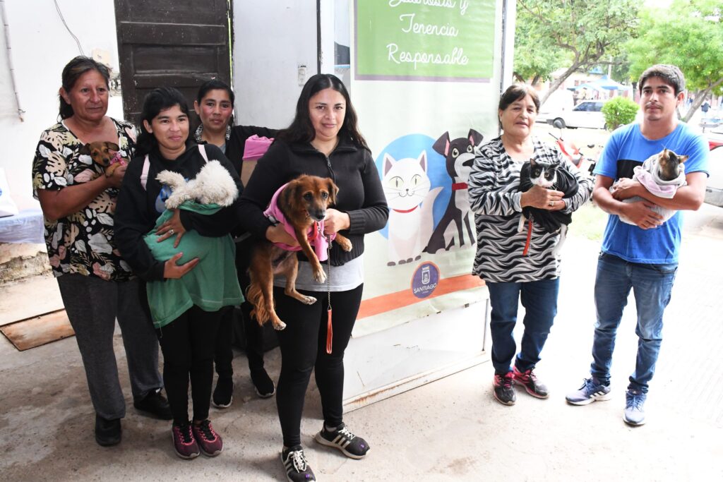 Realizaron esterilizaciones gratuitas de mascotas en el barrio Mosconi